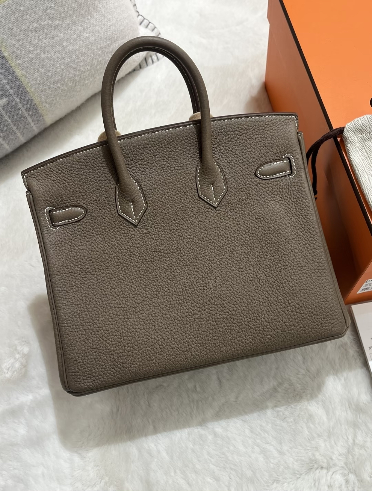 Birkin 25-35cm Taupe custom TOGO - MOVEMENTARTISAN