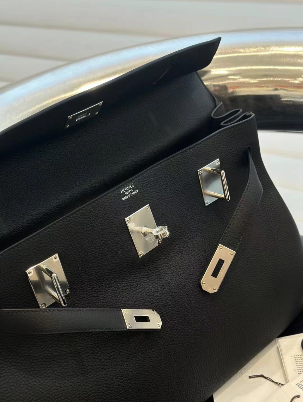 Kelly maxi 42 Black TOGO Custom - MOVEMENTARTISAN