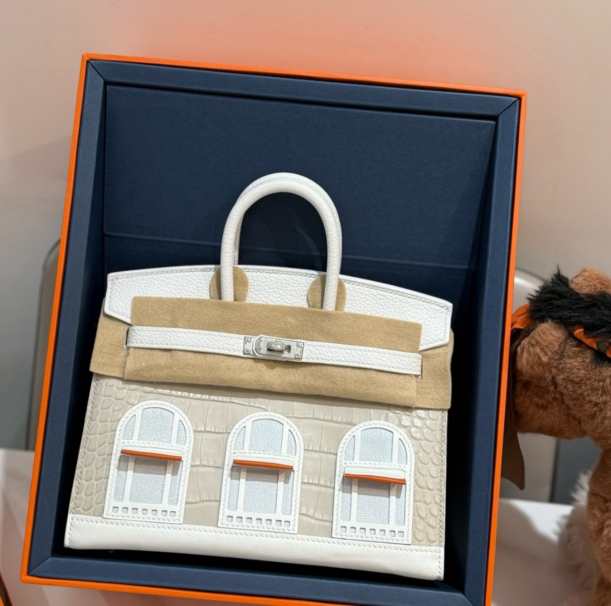 Birkin 20 Silver Buckle Platinum Bag - MOVEMENTARTISAN