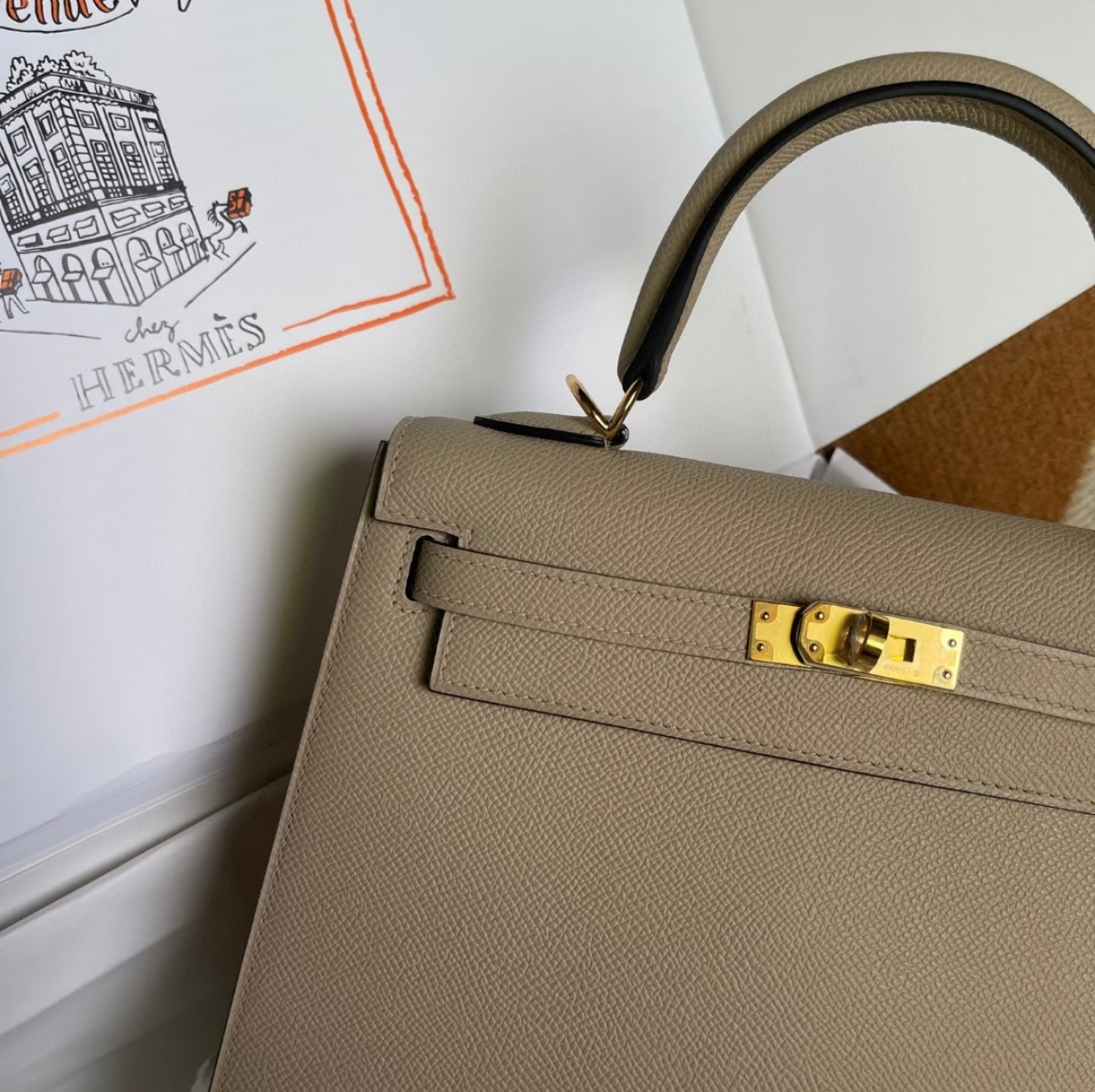 kelly 25 TOGO leather customization - MOVEMENTARTISAN