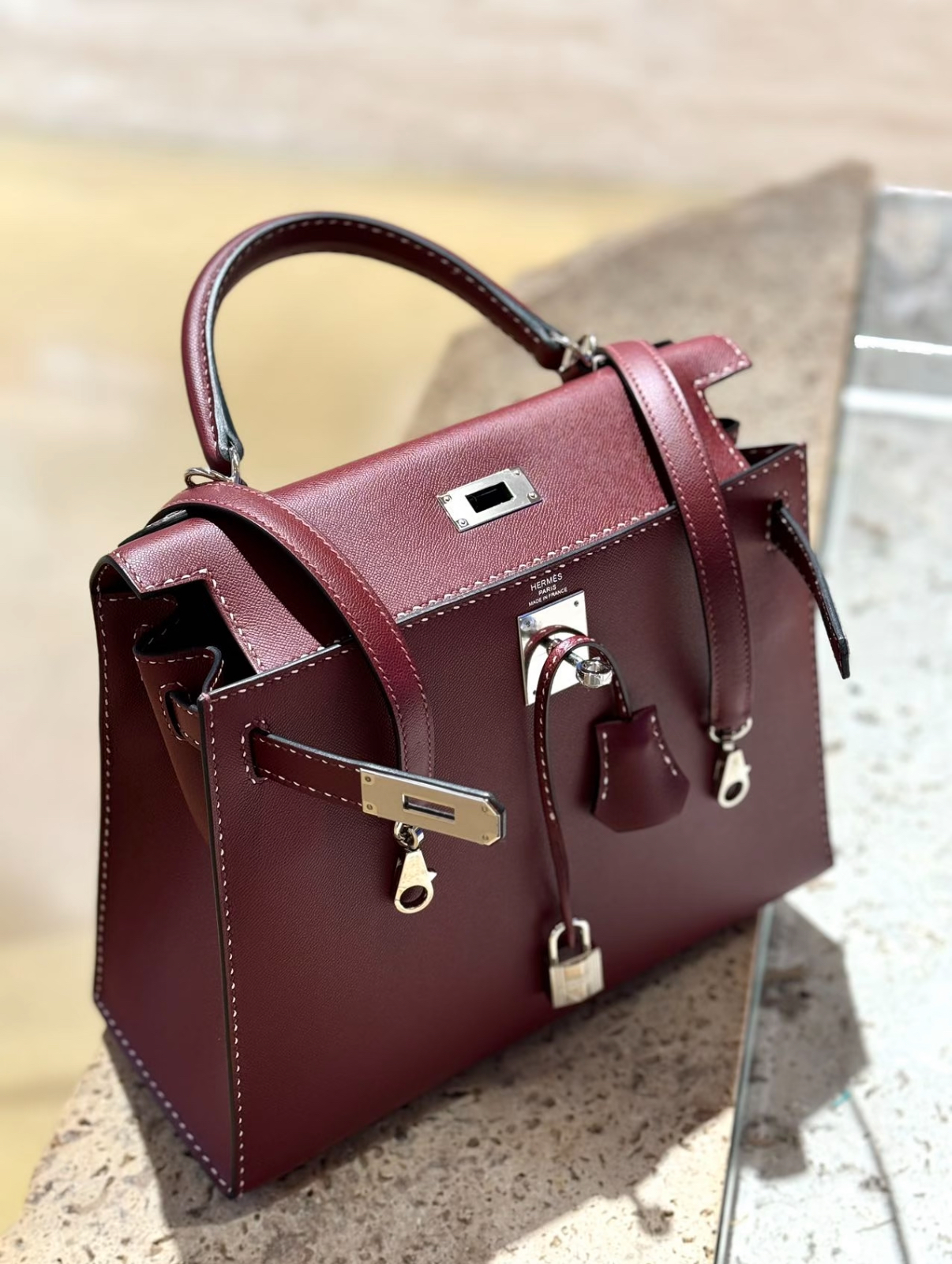 Kelly 25-35 Bordeaux Red Custom - MOVEMENTARTISAN