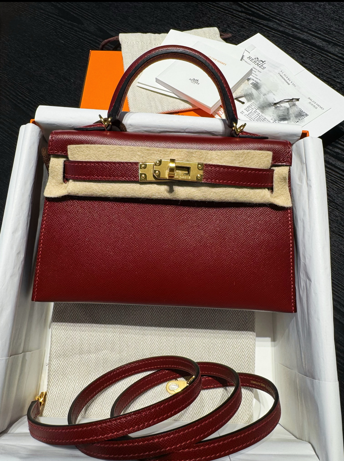 Kelly Mini 19 Red Gold Buckle Custom - MOVEMENTARTISAN