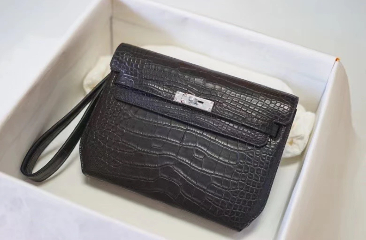 Kelly Depeches 25 American crocodile leather  ♦️Black - MOVEMENTARTISAN