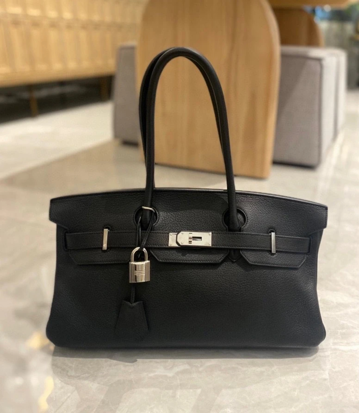 Birkin JPG 29 black silver buckle custom - MOVEMENTARTISAN