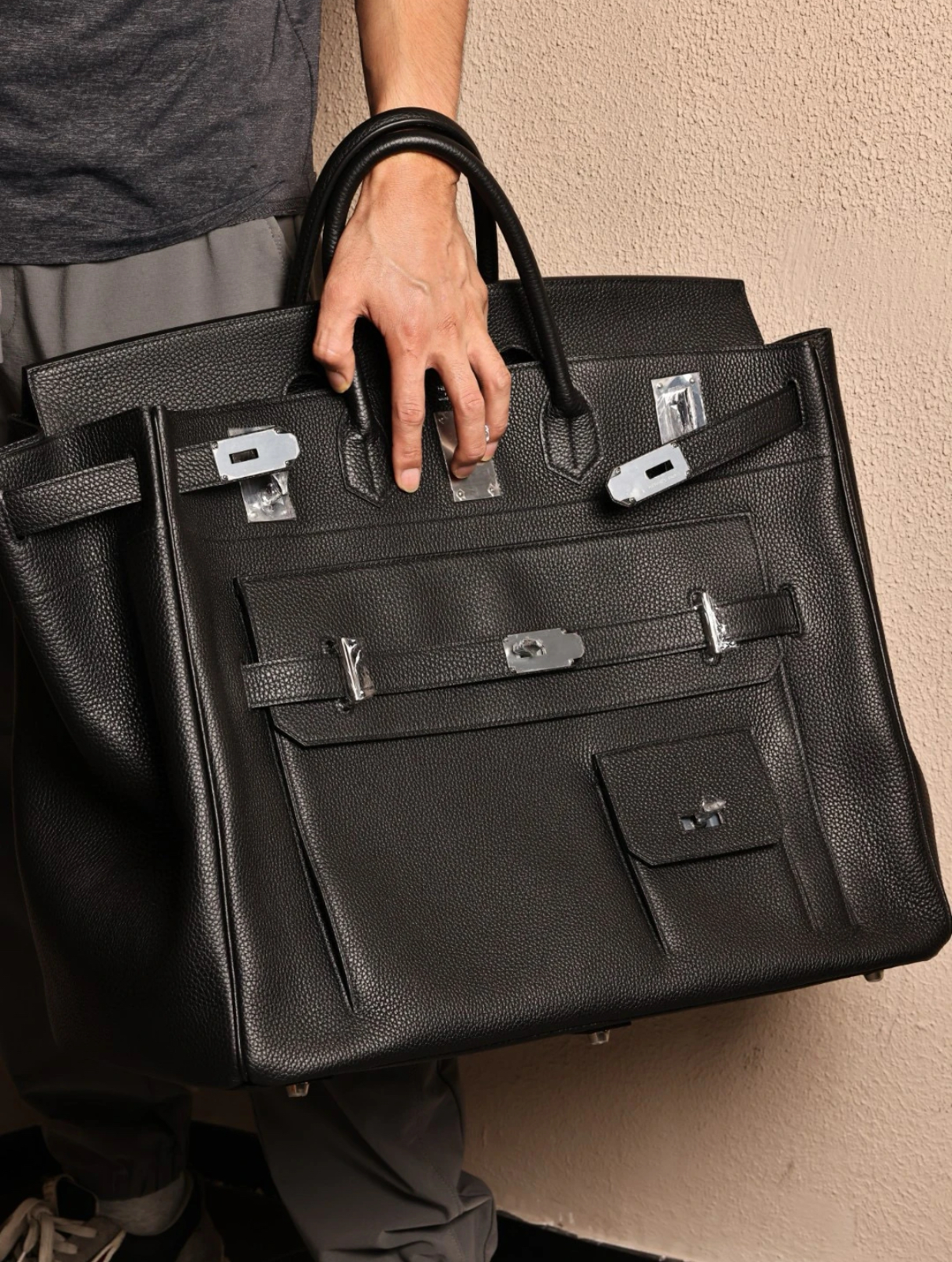 men's bag 50 TOGO leather handmade custom - MOVEMENTARTISAN