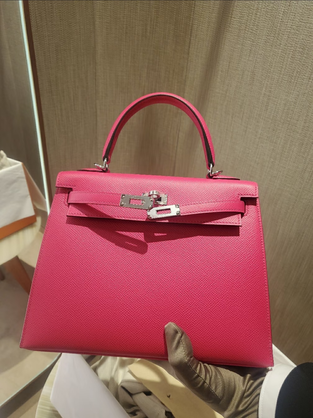 Kelly 25-28 Rose Red Silver Buckle Custom - MOVEMENTARTISAN