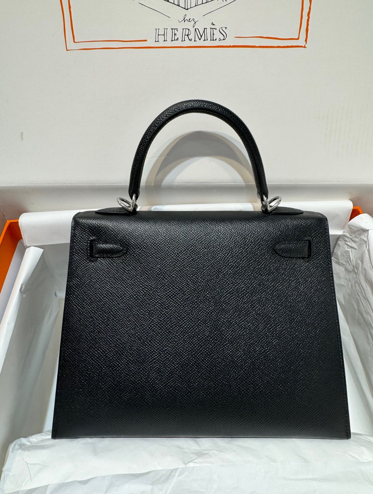 Kelly 25-35 Black Silver Buckle EPOM Leather Custom - MOVEMENTARTISAN