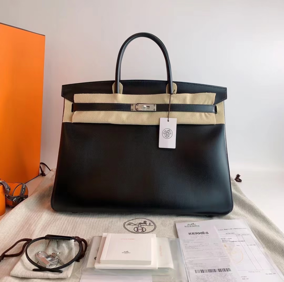 Bikrin 35-40 black silver buckle BOX leather custom - MOVEMENTARTISAN