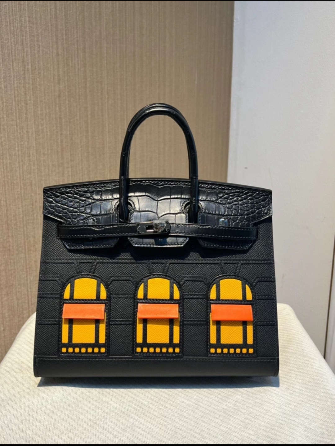 Advanced customization Birkin 20-25 crocodile skin Black - MOVEMENTARTISAN