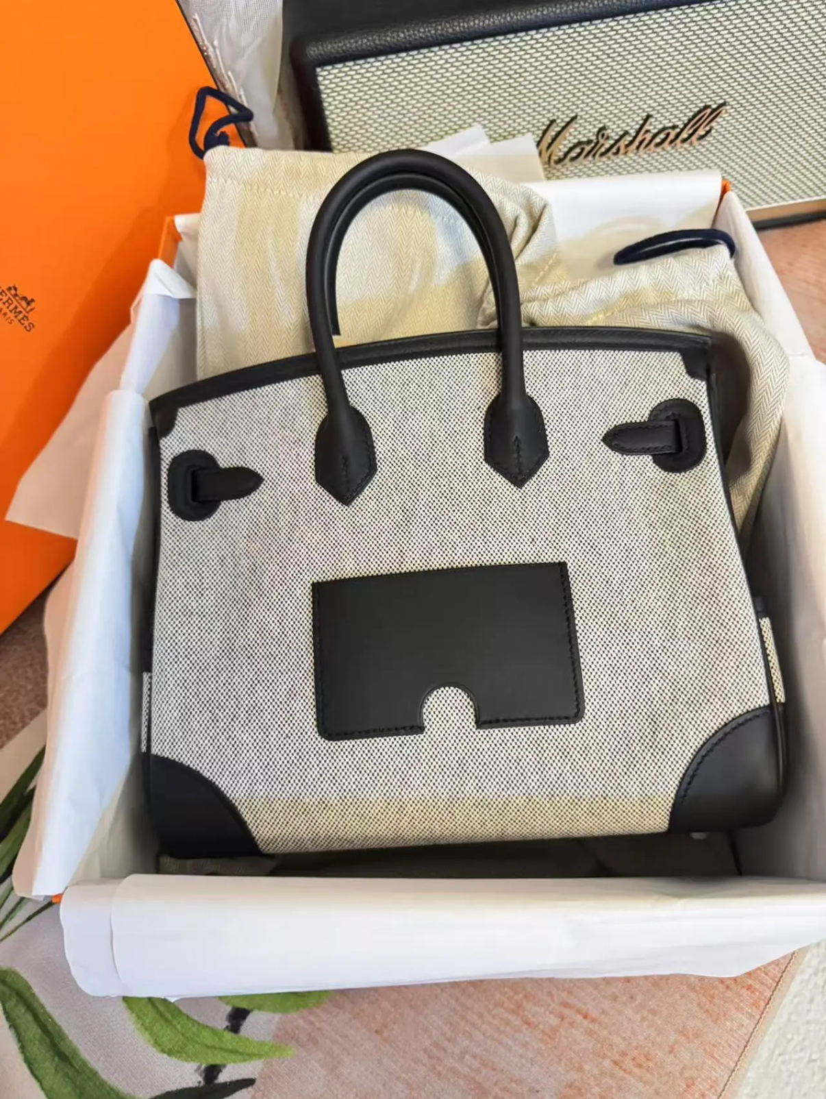 HERMÈS Birkin Cargo 25-35 Black panda - MOVEMENTARTISAN