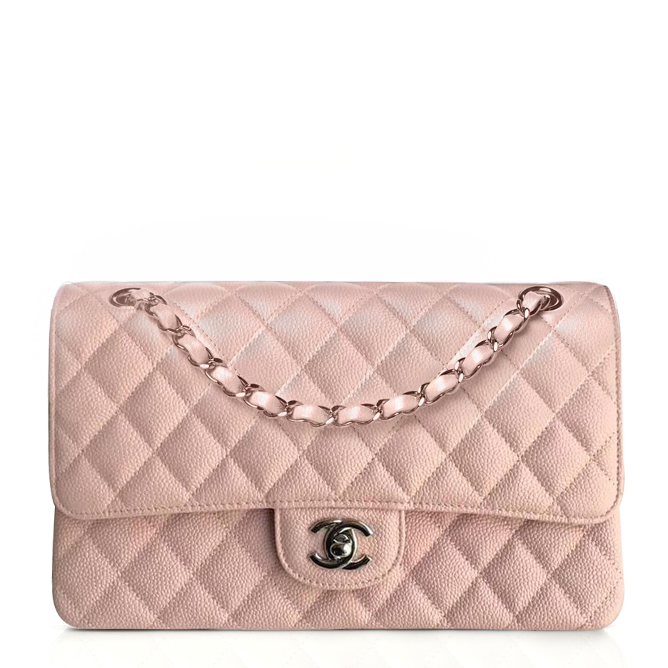 Chanel Caviar Calfskin Classic Flap Bag-Pink - MOVEMENTARTISAN