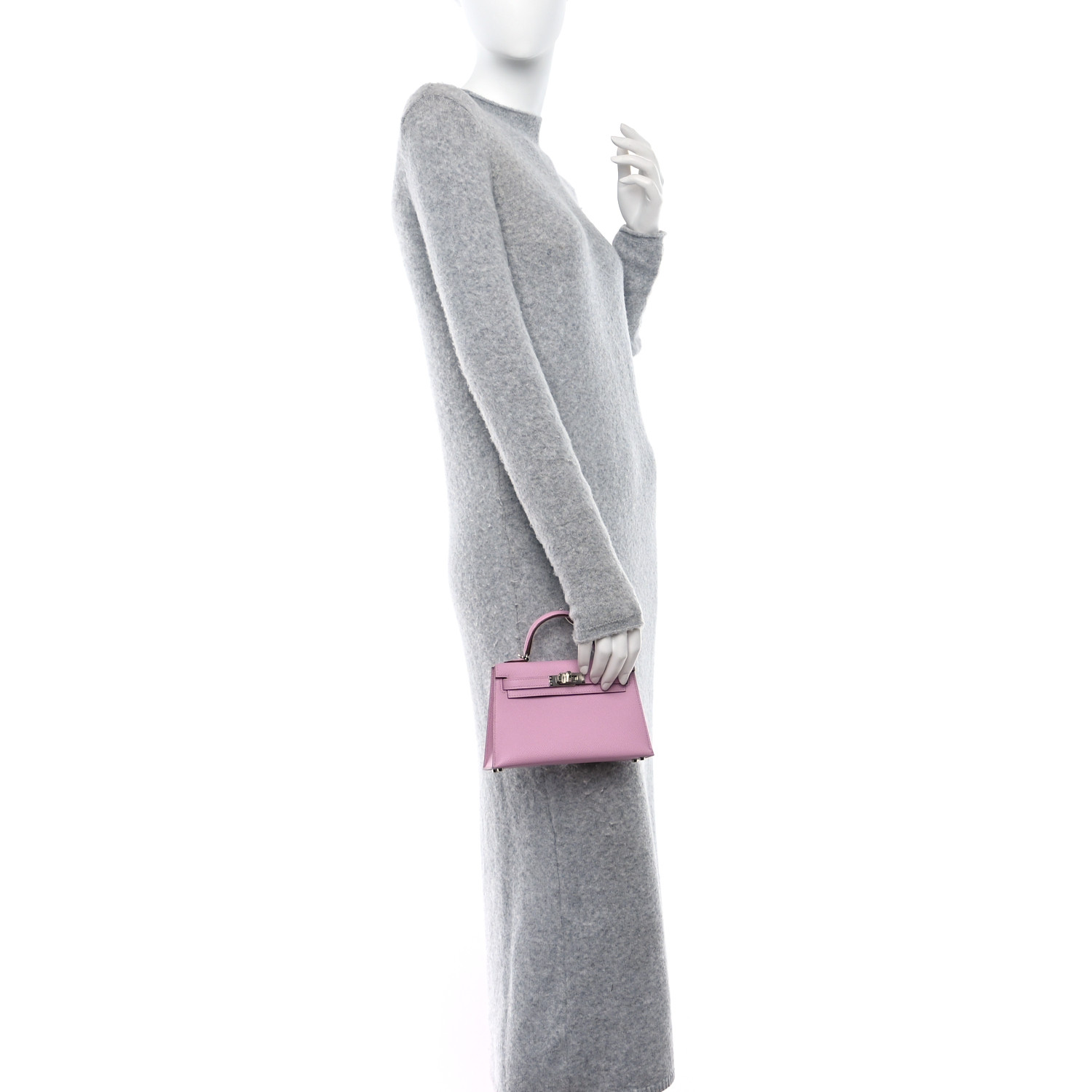 Epsom Mini Kelly Sellier 20 Mauve Sylvestre - MOVEMENTARTISAN