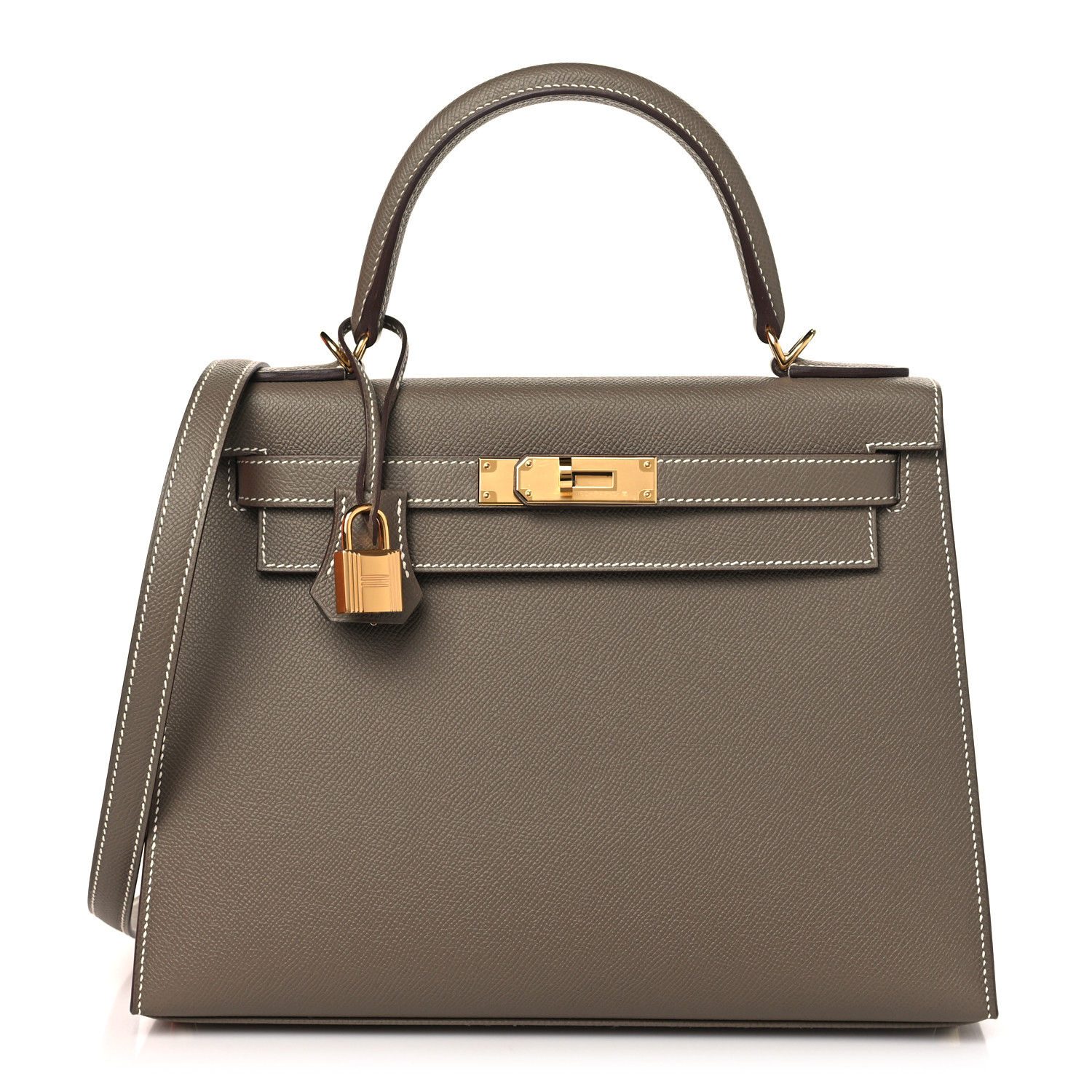 Epsom Kelly Sellier 28 Etoupe (Golden Lock) - MOVEMENTARTISAN