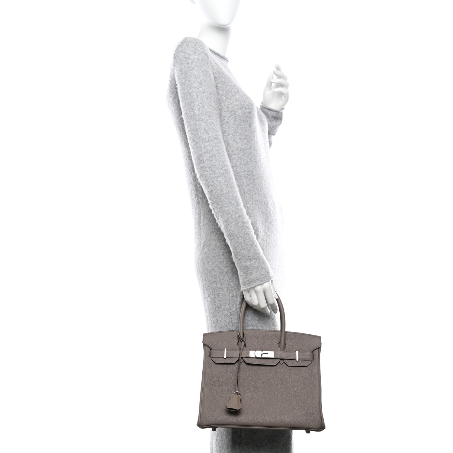 Togo BIRKIN 30 Gris Asphalte - MOVEMENTARTISAN