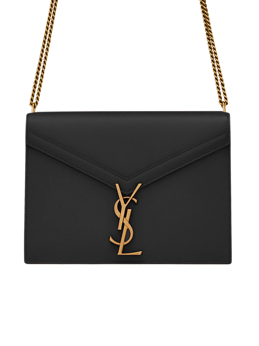 Cassandra Medium Chain Bag in Grain de Poudre Embossed Leather - MOVEMENTARTISAN