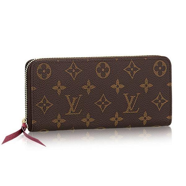 Monogram Canvas Clemence Wallet M60742 Fuchsia - MOVEMENTARTISAN
