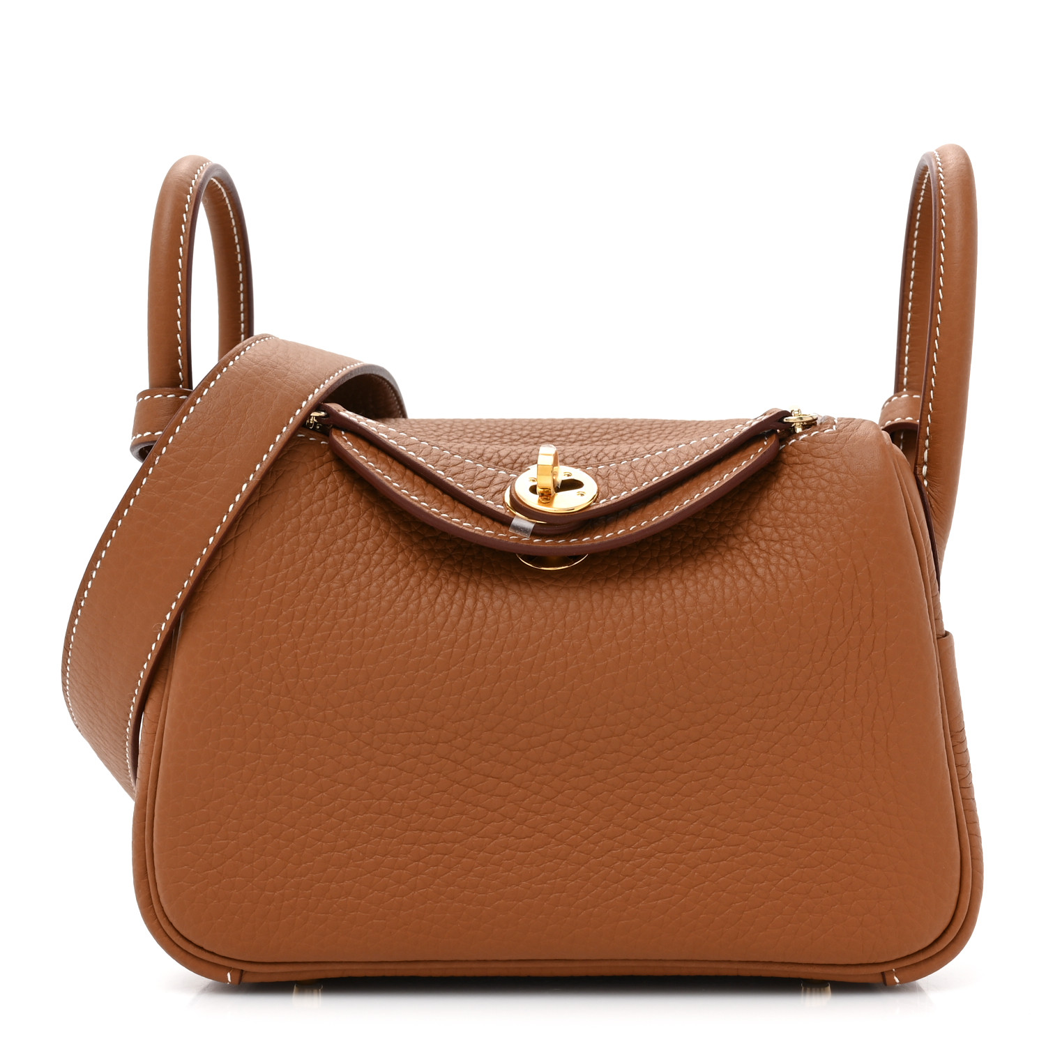 Taurillon Clemence Mini Lindy 20 Gold - MOVEMENTARTISAN