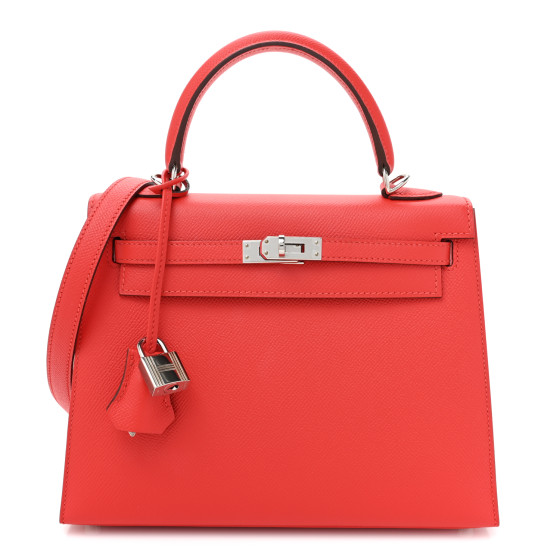 Epsom Kelly Sellier 25 Rouge Tomate - MOVEMENTARTISAN