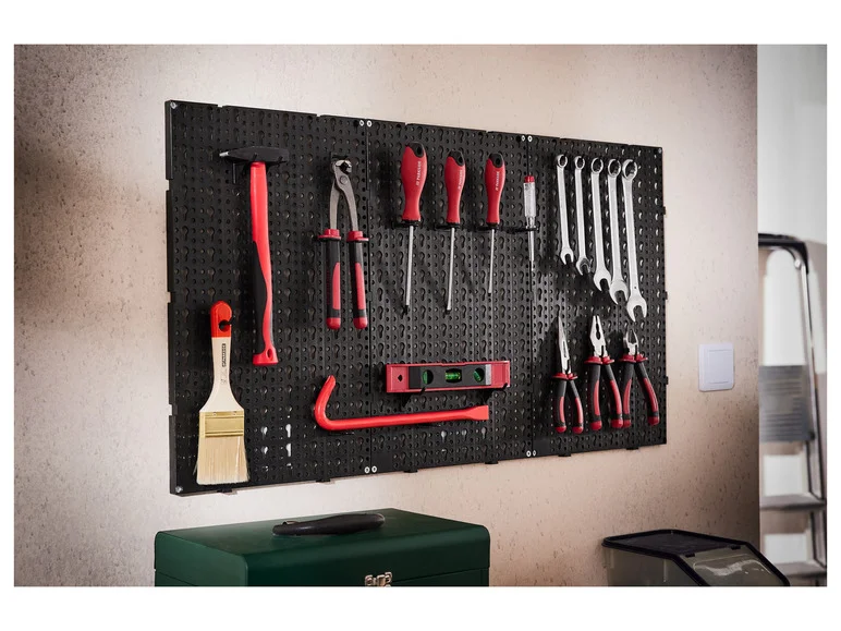 PARKSIDE® Panneau mural porte-outils. 30 pièces