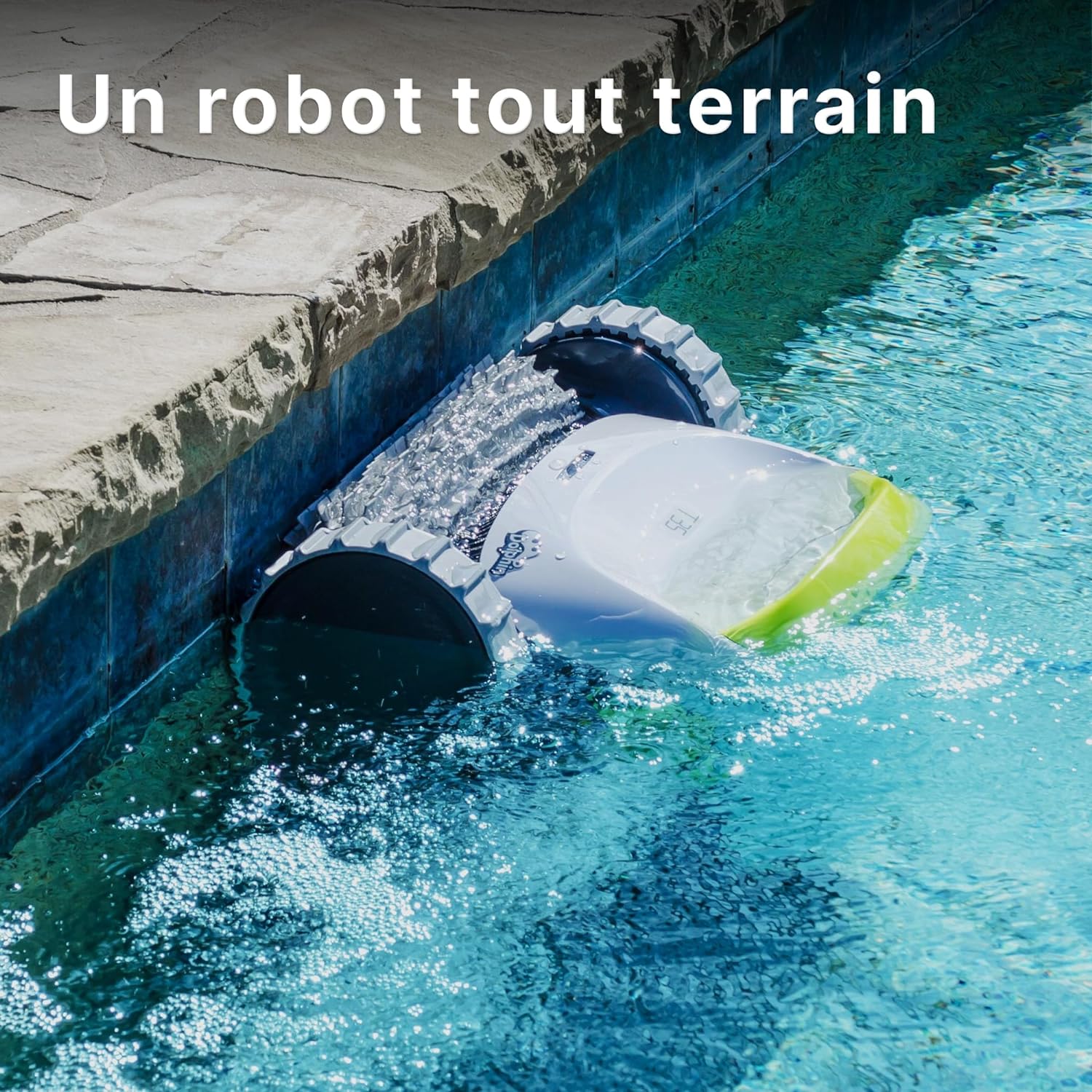 DOLPHIN T35 Electric Pool Cleaner Robot - Wall cleaning. in-ground pool up to 12 m