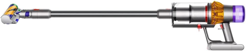 Dyson Detect Absolute V15 Cordless Vacuum Cleaner 369372-01. Yellow & Nickel. 230 W. 0.76 liters. 82 Decibeles