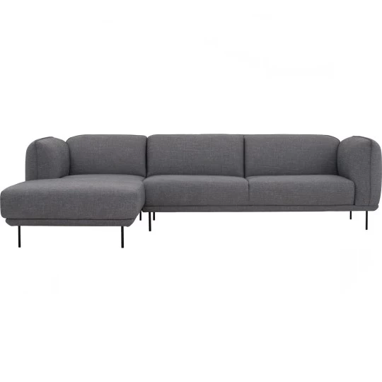 L-Shaped Sofa. Grey