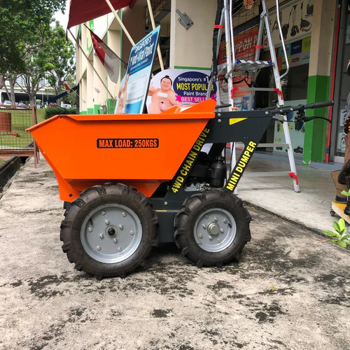 Mini Dumper 4WD Chain Drive Gasoline Type 250kg | Model : KT-MD250C